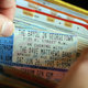 Fun fact: This is what concert tickets looked like in a pre-smartphone era.